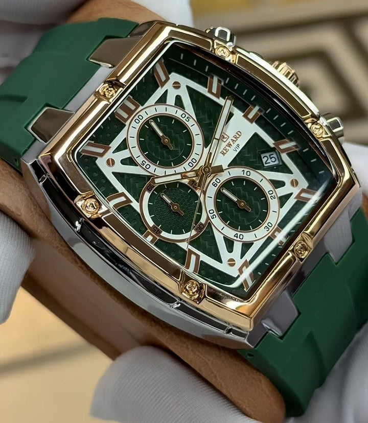 RELOJ REWARD VIP CRONÓGRAFO EN COLOR VERDE OSCURO / ORIGINAL