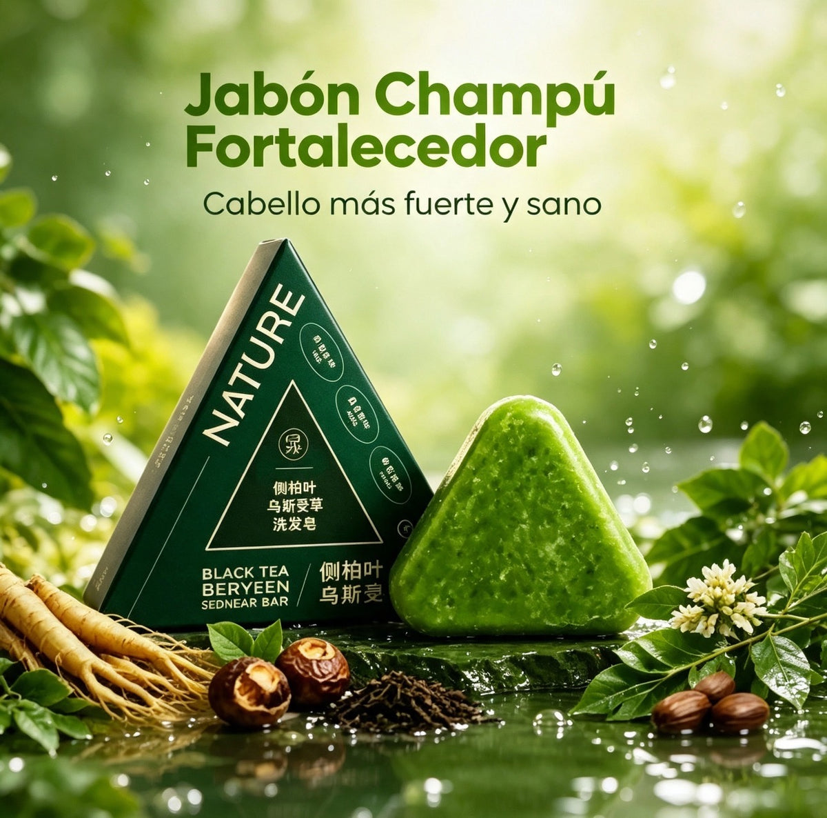 Auray™Champú Verde Fortalecedor Capilar